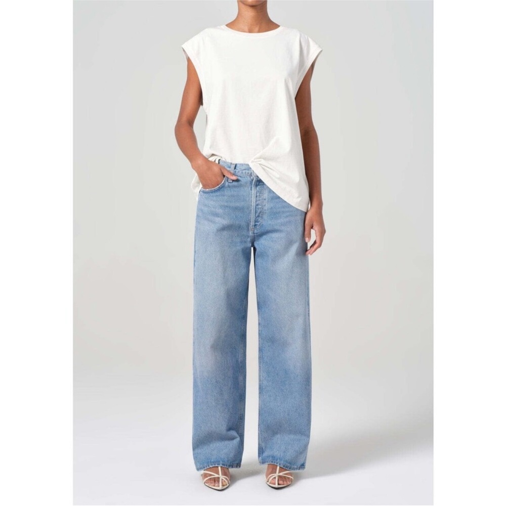 Agolde Low Slung Baggy Jeans 30.5" in Void Wash Size 31 MSRP $228